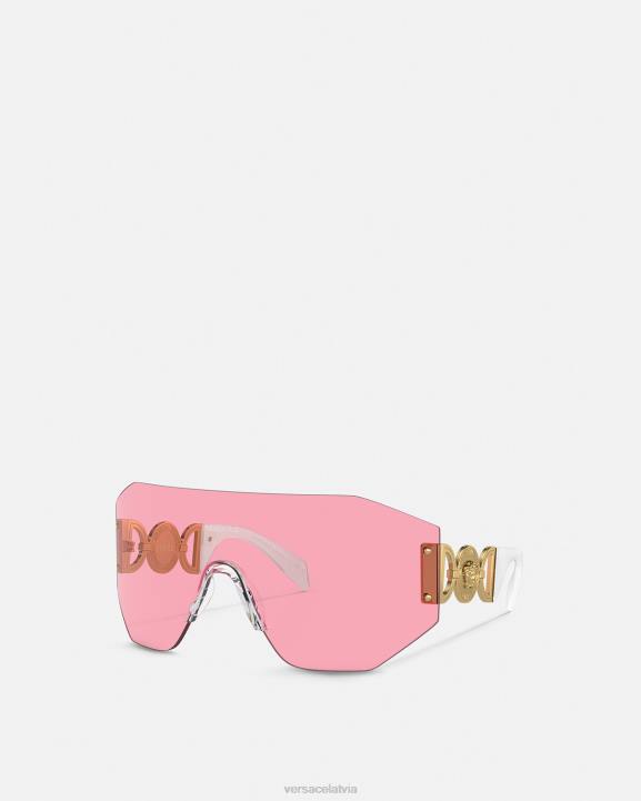 zelts un rozā Piederumi Versace 806B610 sievietes medusa biggie mask saulesbrilles