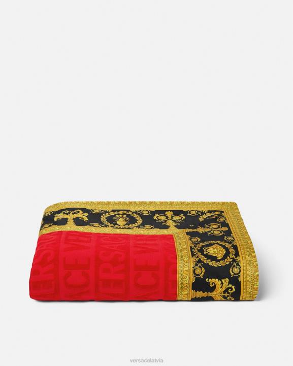 sarkans apakšveļa un pludmales apģērbs Versace 806B1201 sievietes i baroka pludmales dvielis