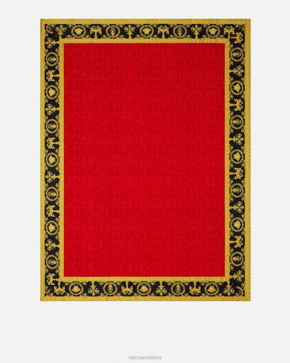 sarkans apakšveļa un pludmales apģērbs Versace 806B1201 sievietes i baroka pludmales dvielis