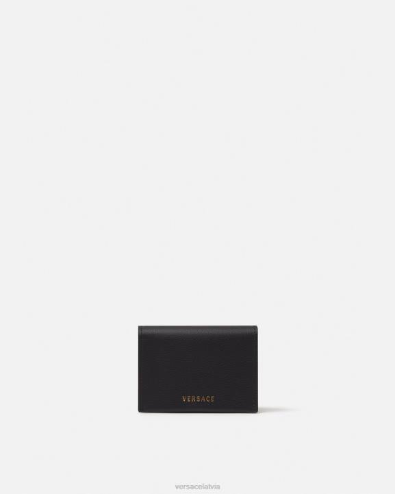 melns Piederumi Versace 806B572 sievietes la medusa kartes turētājs