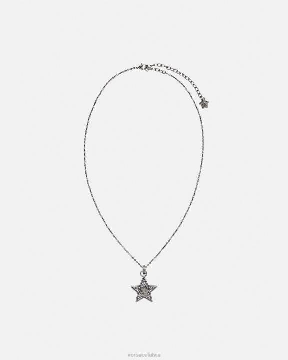 pelēks Piederumi Versace 806B823 sievietes kristāla galaktikas kaklarota