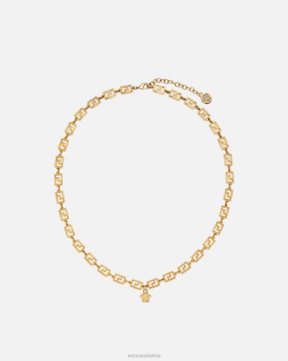 zelts Piederumi Versace 806B744 sievietes medusa greca kaklarota