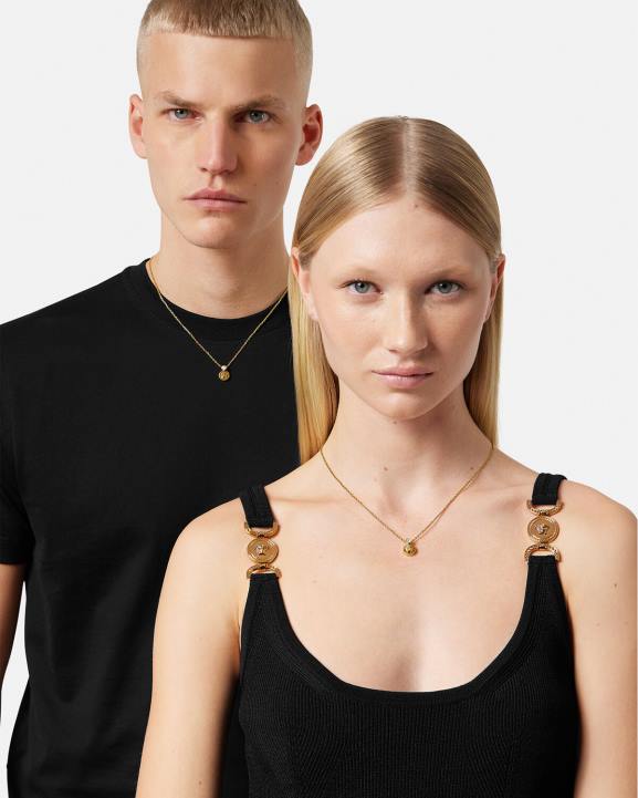 zelts Piederumi Versace 806B772 sievietes kristāla medūzas kaklarota