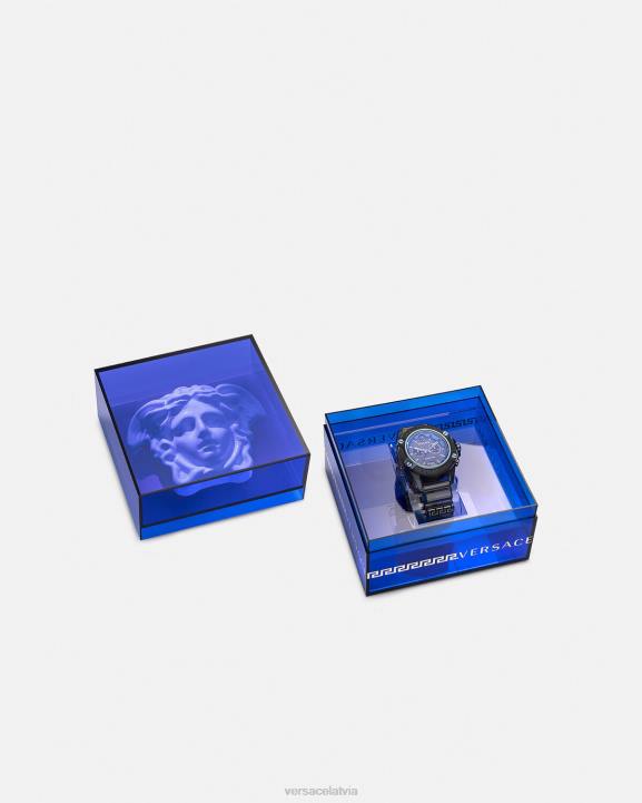 pelēks Piederumi Versace 806B977 sievietes ikona aktīvs pulkstenis