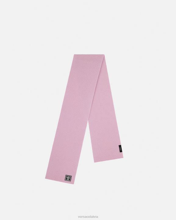 gaiši rozā Piederumi Versace 806B904 sievietes medūzas vilnas rievota šalle