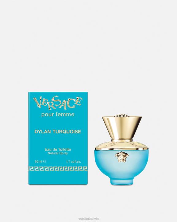 zils Piederumi Versace 806B1001 sievietes dylan turquoise edt 50 ml