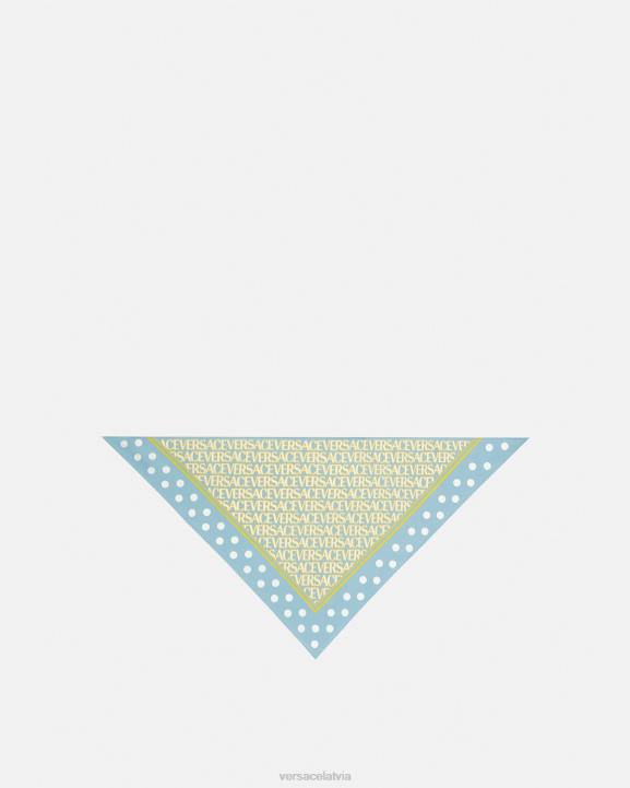 drukāt Piederumi Versace 806B886 sievietes allover zīda trīsstūris foulard