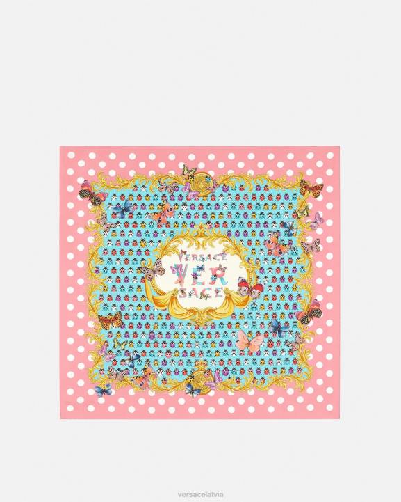 drukāt Piederumi Versace 806B890 sievietes tauriņi liels zīda foulard