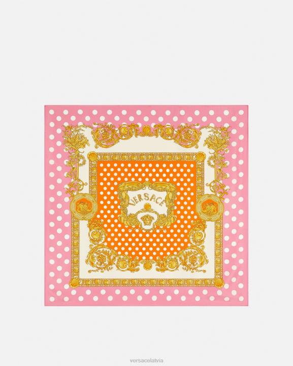 drukāt Piederumi Versace 806B899 sievietes gliemežvāku baroka lielais zīda foulards