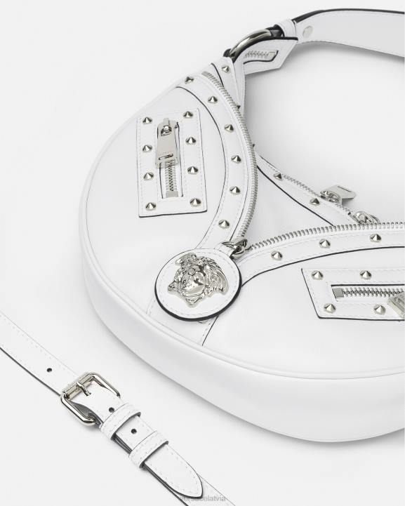 balts somas Versace 806B284 sievietes atkārtojiet mazu klaiņojošu somu