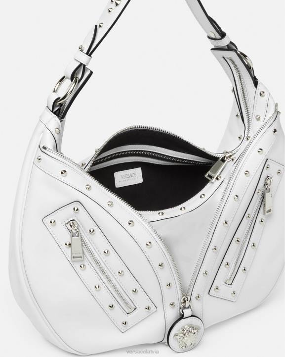 balts somas Versace 806B290 sievietes atkārtojiet klaiņojošu somu