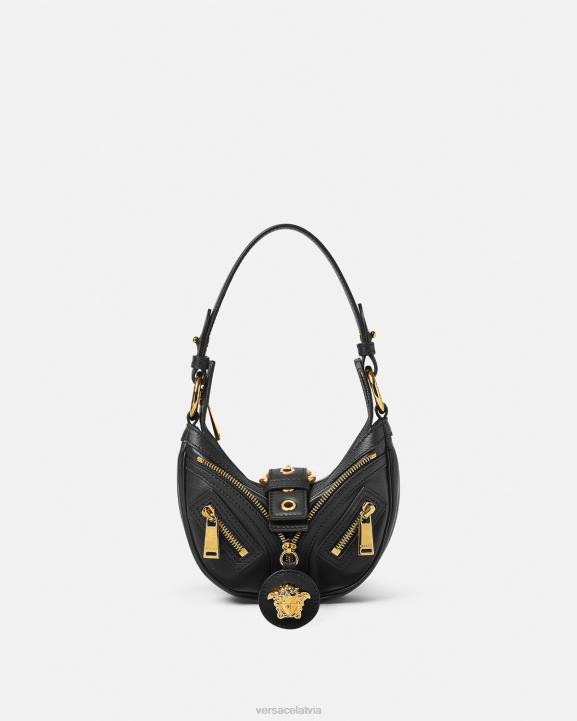 melns somas Versace 806B273 sievietes atkārtojiet mini klaiņojošo somu