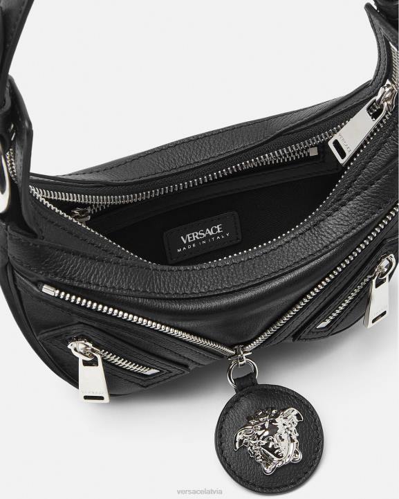 melns somas Versace 806B287 sievietes atkārtojiet mini klaiņojošo somu