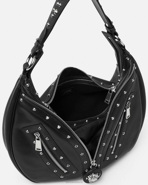 melns somas Versace 806B289 sievietes atkārtojiet klaiņojošu somu