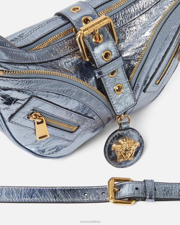 viena krāsa somas Versace 806B277 sievietes metāliska atkārtota maza klaiņojoša soma