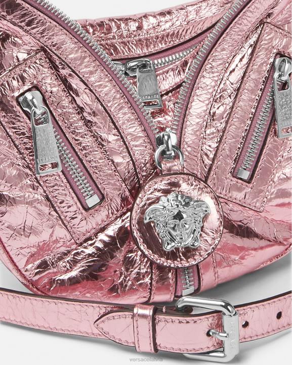 viena krāsa somas Versace 806B281 sievietes atkārtojiet metālisku mazu klaiņojošu somu