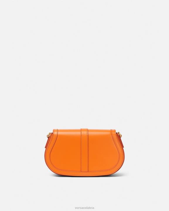 apelsīns somas Versace 806B250 sievietes greca goddess plecu soma