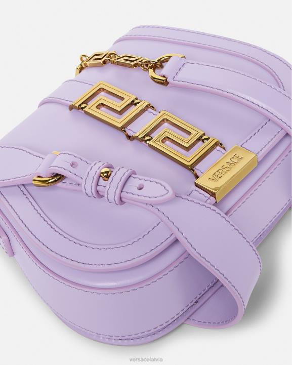 ceriņi somas Versace 806B263 sievietes greca goddess maza plecu soma