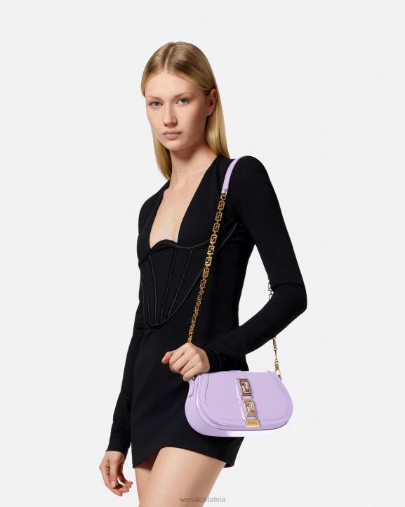 ceriņi somas Versace 806B265 sievietes greca goddess plecu soma