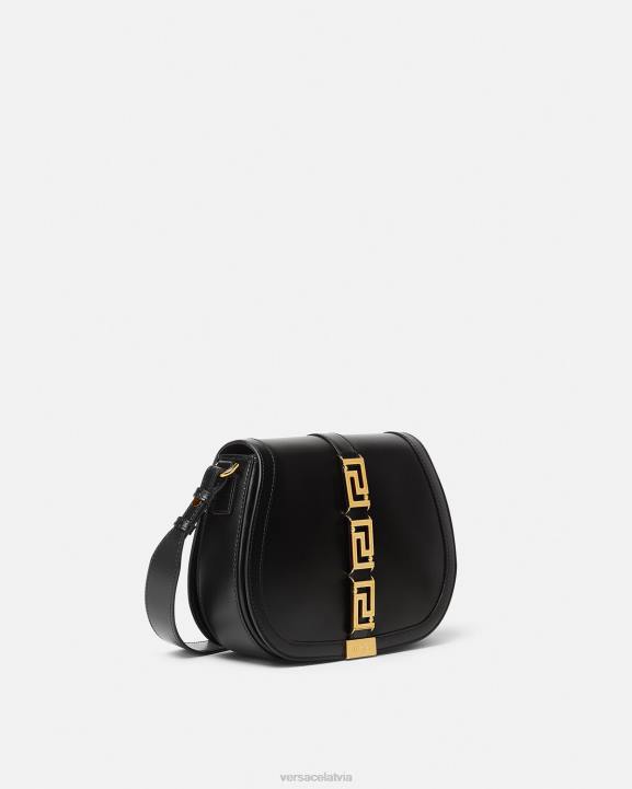 melns somas Versace 806B254 sievietes greca goddess liela plecu soma