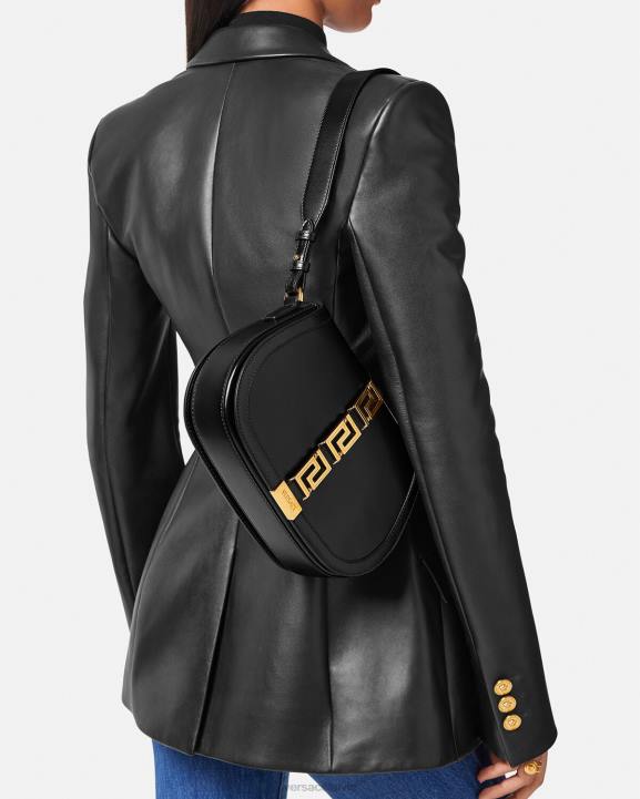 melns somas Versace 806B254 sievietes greca goddess liela plecu soma