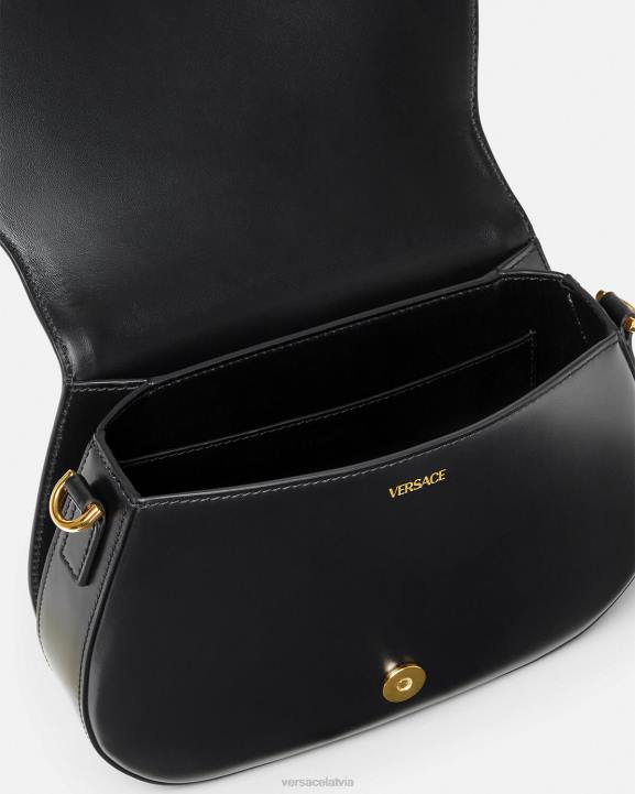 melns somas Versace 806B254 sievietes greca goddess liela plecu soma