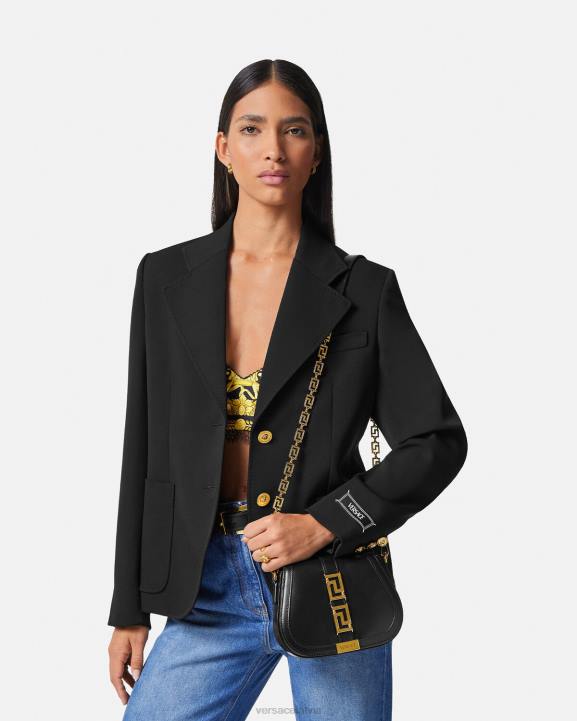 melns somas Versace 806B260 sievietes greca goddess maza plecu soma