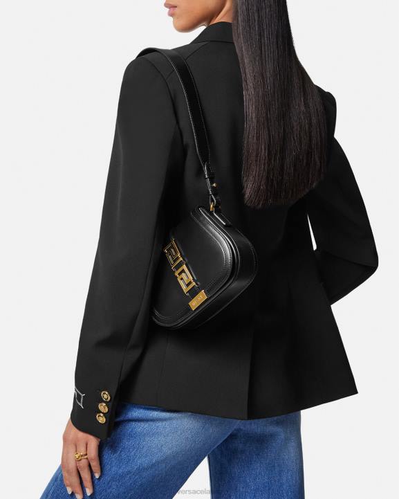 melns somas Versace 806B260 sievietes greca goddess maza plecu soma