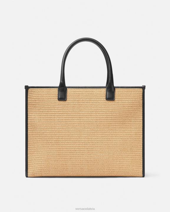 bēšs somas Versace 806B301 sievietes radžota la medusa liela soma