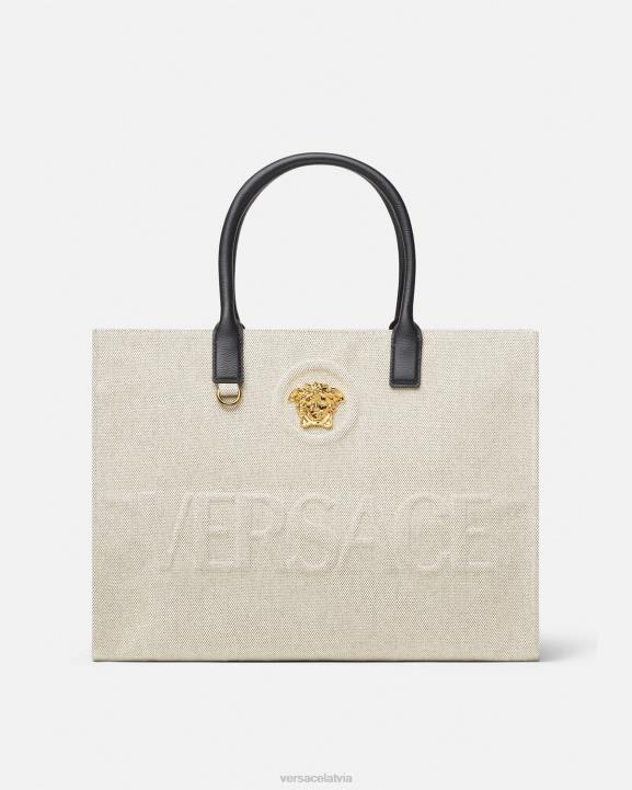 bēšs somas Versace 806B340 sievietes la medusa liela soma