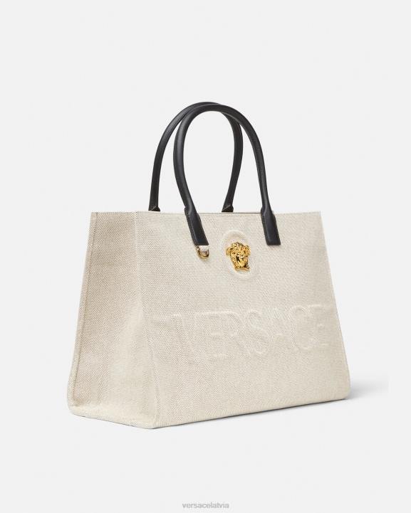 bēšs somas Versace 806B340 sievietes la medusa liela soma