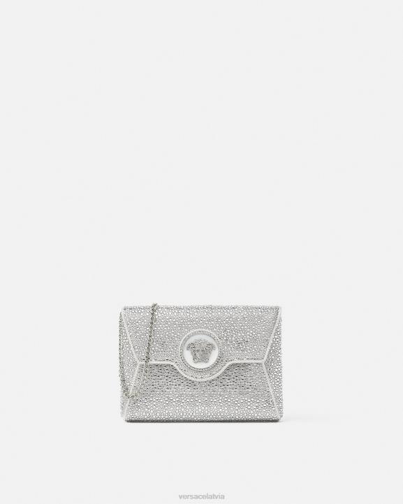 balts somas Versace 806B347 sievietes crystal la medusa aploksnes sajūgs