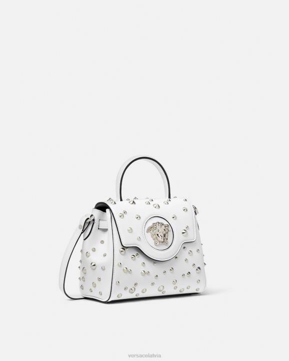 balts somas Versace 806B351 sievietes la medusa ķīļveida maza rokassomiņa