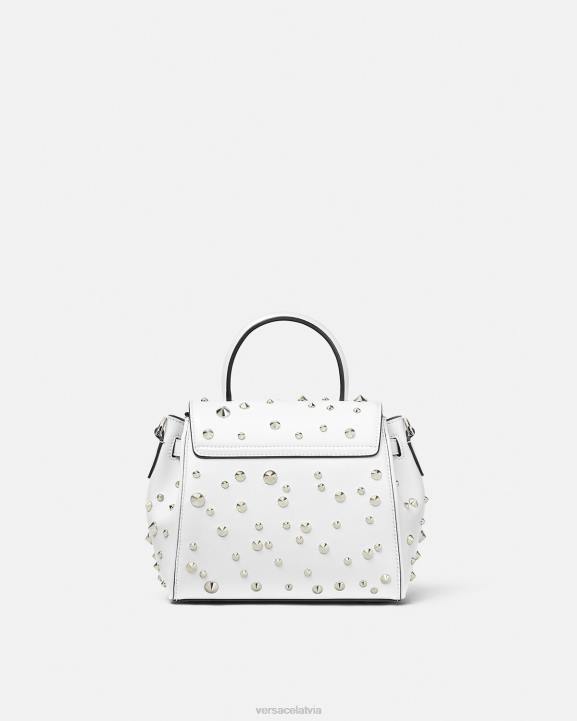 balts somas Versace 806B351 sievietes la medusa ķīļveida maza rokassomiņa