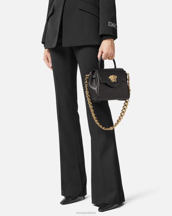 melns somas Versace 806B334 sievietes la medusa maza rokassomiņa