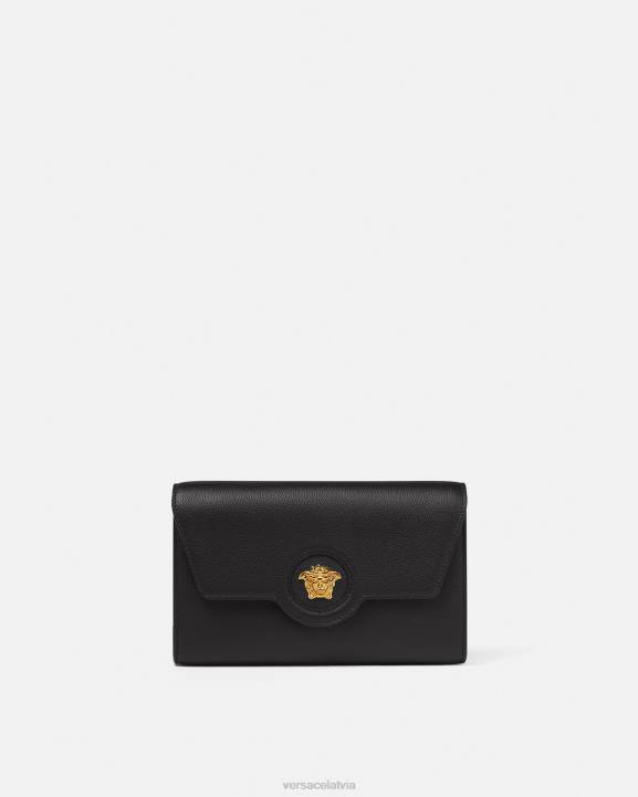 melns somas Versace 806B344 sievietes la medusa crossbody soma