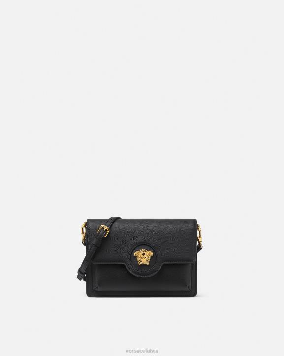 melns somas Versace 806B346 sievietes la medusa crossbody soma