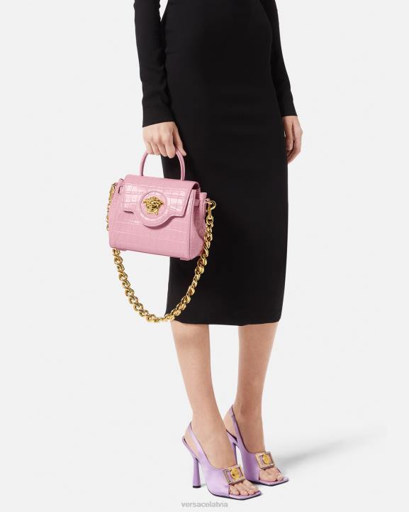 rozā somas Versace 806B337 sievietes la medusa maza rokassomiņa