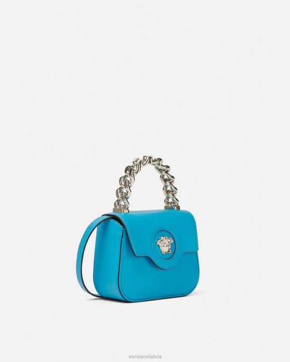 tirkīza somas Versace 806B308 sievietes la medusa mini soma