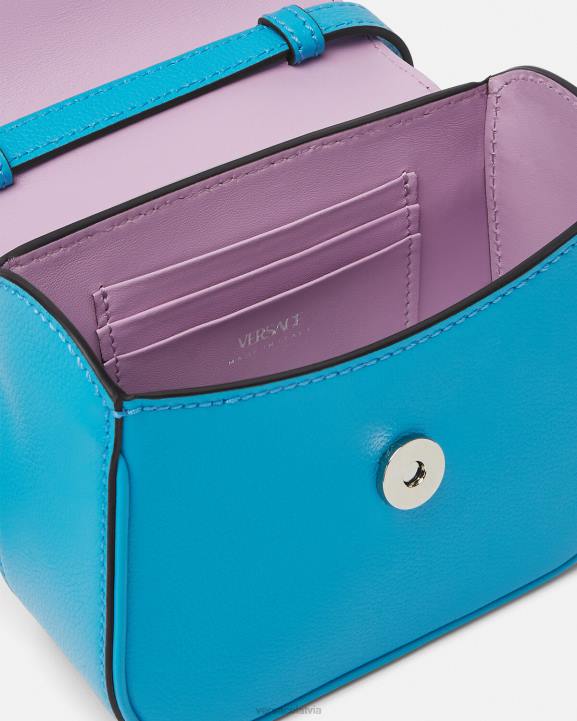 tirkīza somas Versace 806B308 sievietes la medusa mini soma