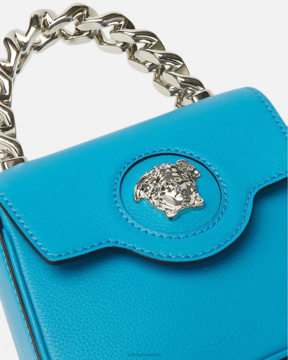 tirkīza somas Versace 806B308 sievietes la medusa mini soma