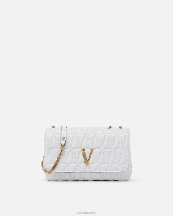 balts somas Versace 806B366 sievietes virtus plecu soma