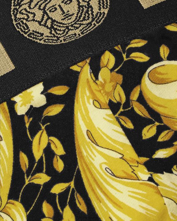 melns apakšveļa un pludmales apģērbs Versace 806B1768 vīriešiem barocco jockstrap