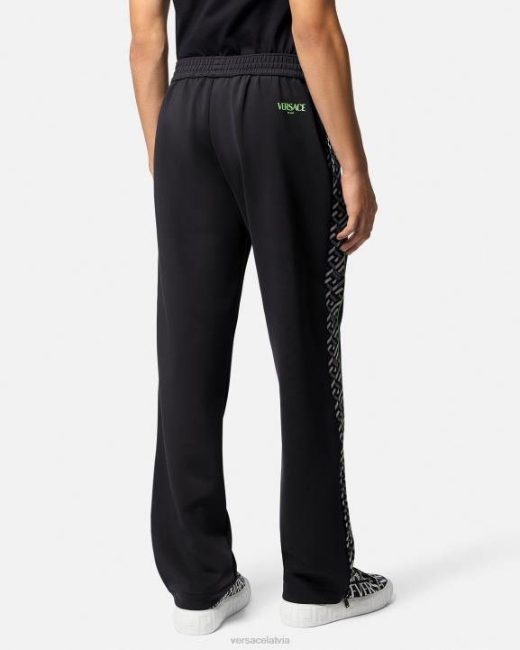 drukāt apģērbs Versace 806B1457 vīriešiem la greca neilona sporta bikses