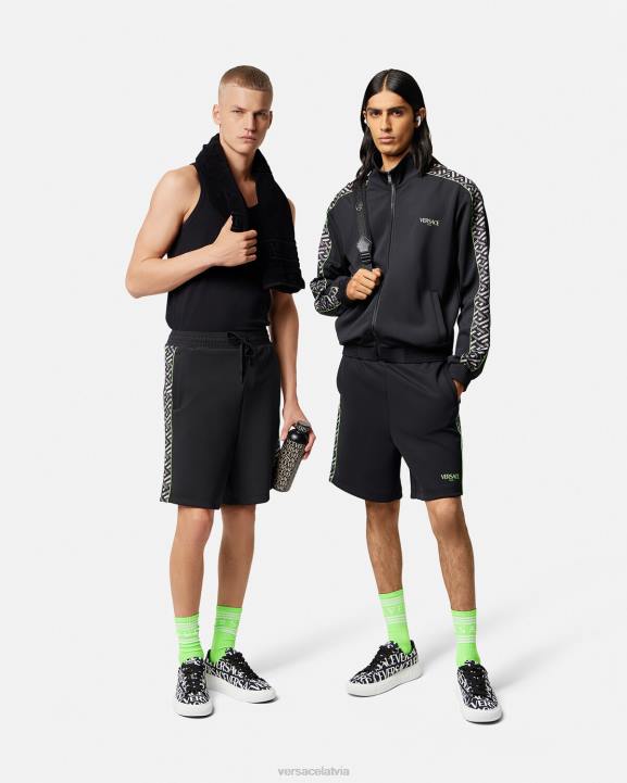 drukāt apģērbs Versace 806B1459 vīriešiem la greca neilona sporta šorti