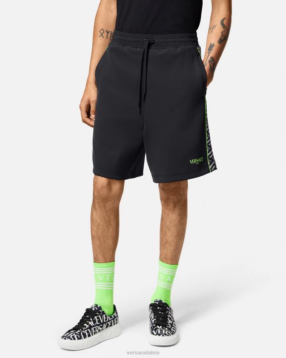 drukāt apģērbs Versace 806B1459 vīriešiem la greca neilona sporta šorti