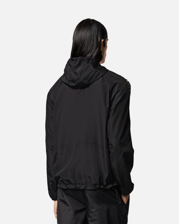 melns apģērbs Versace 806B1452 vīriešiem greca neilona trenažieru jaka