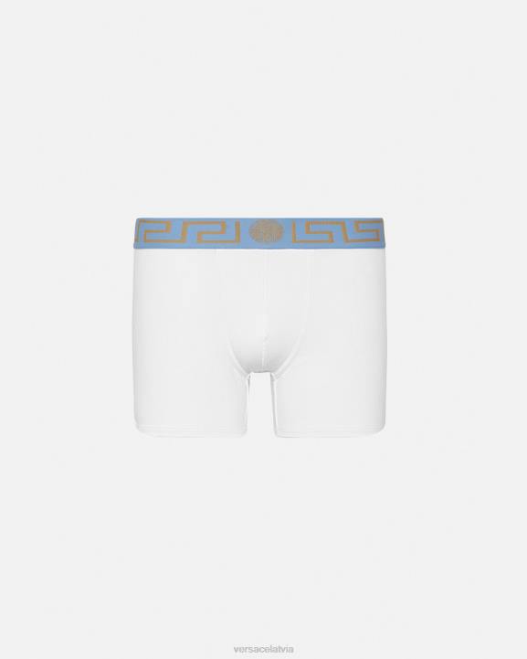 balts apakšveļa un pludmales apģērbs Versace 806B1746 vīriešiem grekas robeža garie stumbri