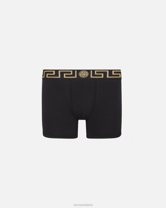 melns apakšveļa un pludmales apģērbs Versace 806B1765 vīriešiem grekas robeža garie stumbri