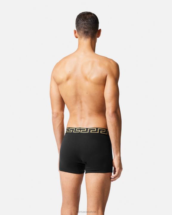 melns apakšveļa un pludmales apģērbs Versace 806B1765 vīriešiem grekas robeža garie stumbri